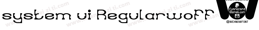 system ui Regularwoff2字体转换